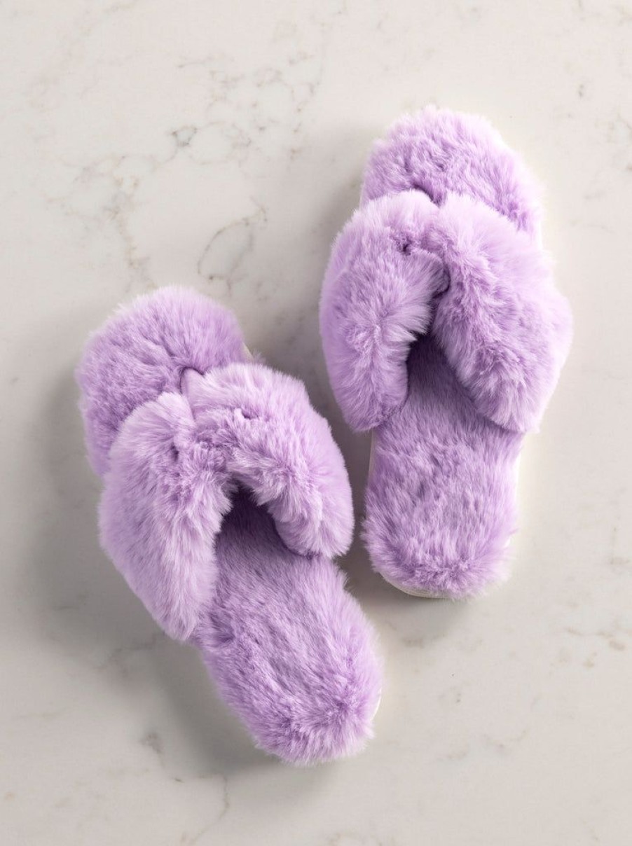 Shiraleah Shiraleah Rina Thong Slippers, Lilac | Women Slippers