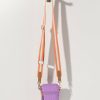 Shiraleah Shiraleah Ezra Quilted Nylon Phone Holder, Lilac | Women Cross-Bodies