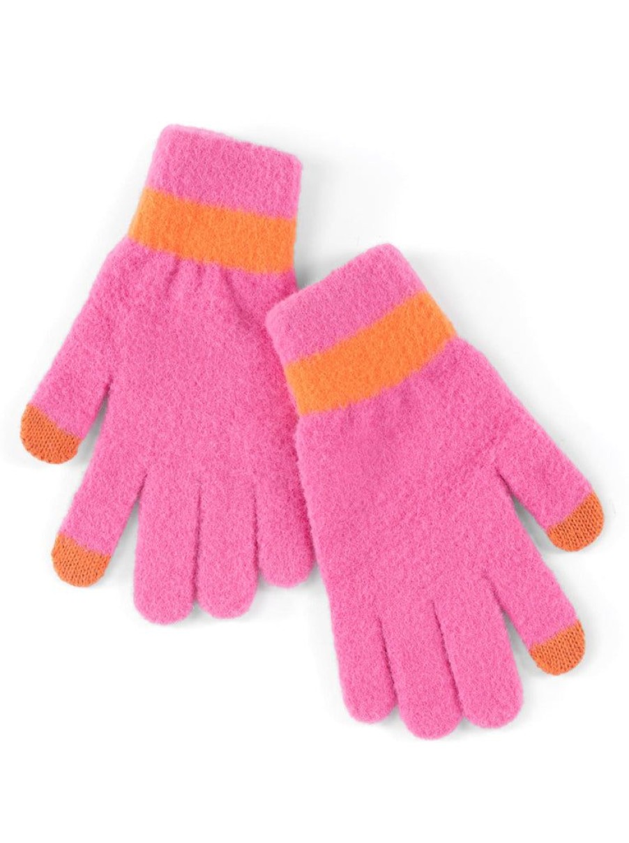 Shiraleah Shiraleah Ellis Touchscreen Gloves, Pink | Women Gloves