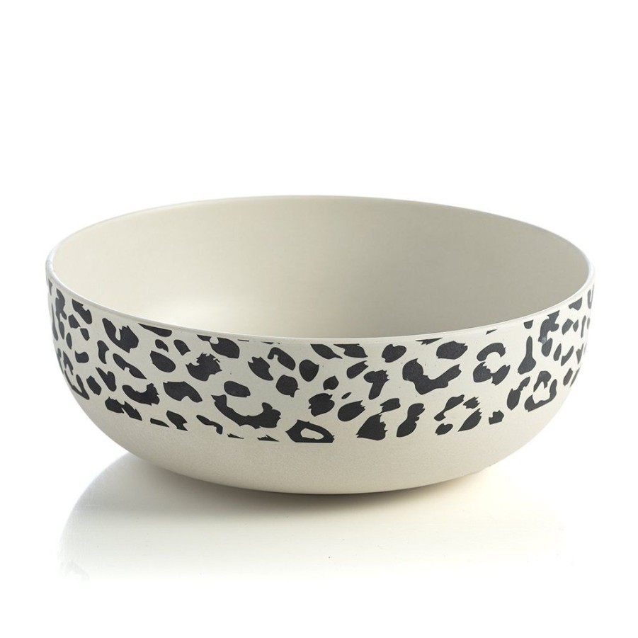 Shiraleah Shiraleah Ainsley Melamine Serving Bowl, Black | Home