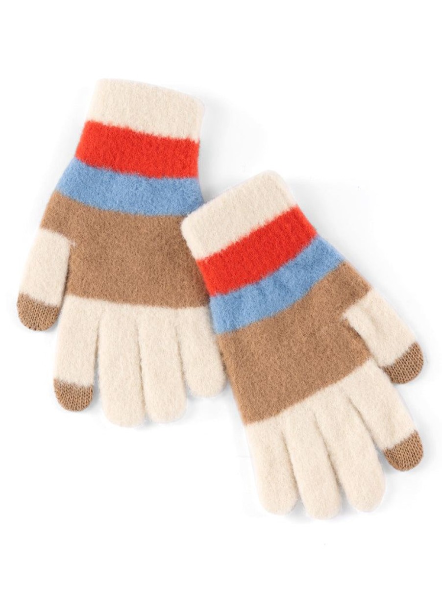 Shiraleah Shiraleah Hollis Touchscreen Gloves, Tan | Women Gloves