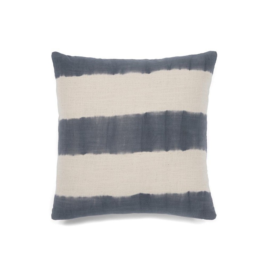 Shiraleah Shiraleah Aria Stripe Tie Dye Decorative Pillow, Grey | Home