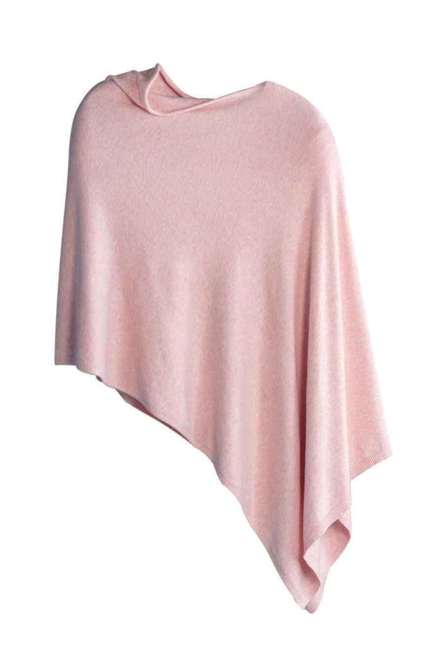 Shiraleah Shiraleah Francoise Travel Poncho, Blush | Women Cape Scarves