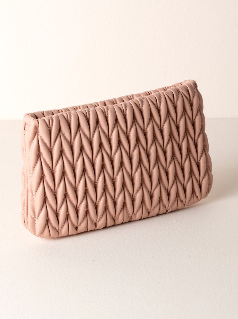 Shiraleah Shiraleah Jody Zip Pouch, Blush | Women Clutches