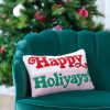 Shiraleah Shiraleah Happy Holiyays! Pillow, Multi | Home