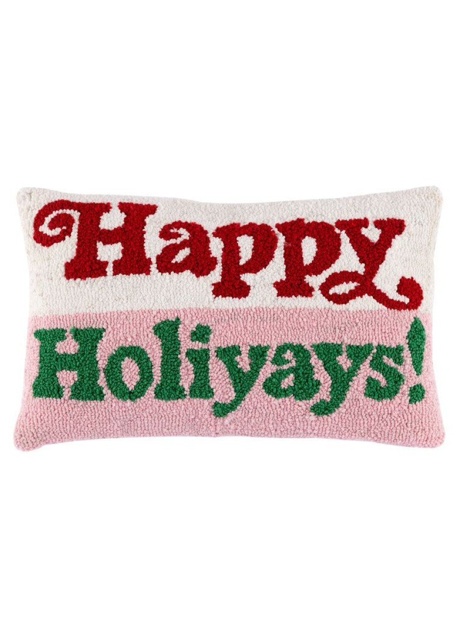 Shiraleah Shiraleah Happy Holiyays! Pillow, Multi | Home