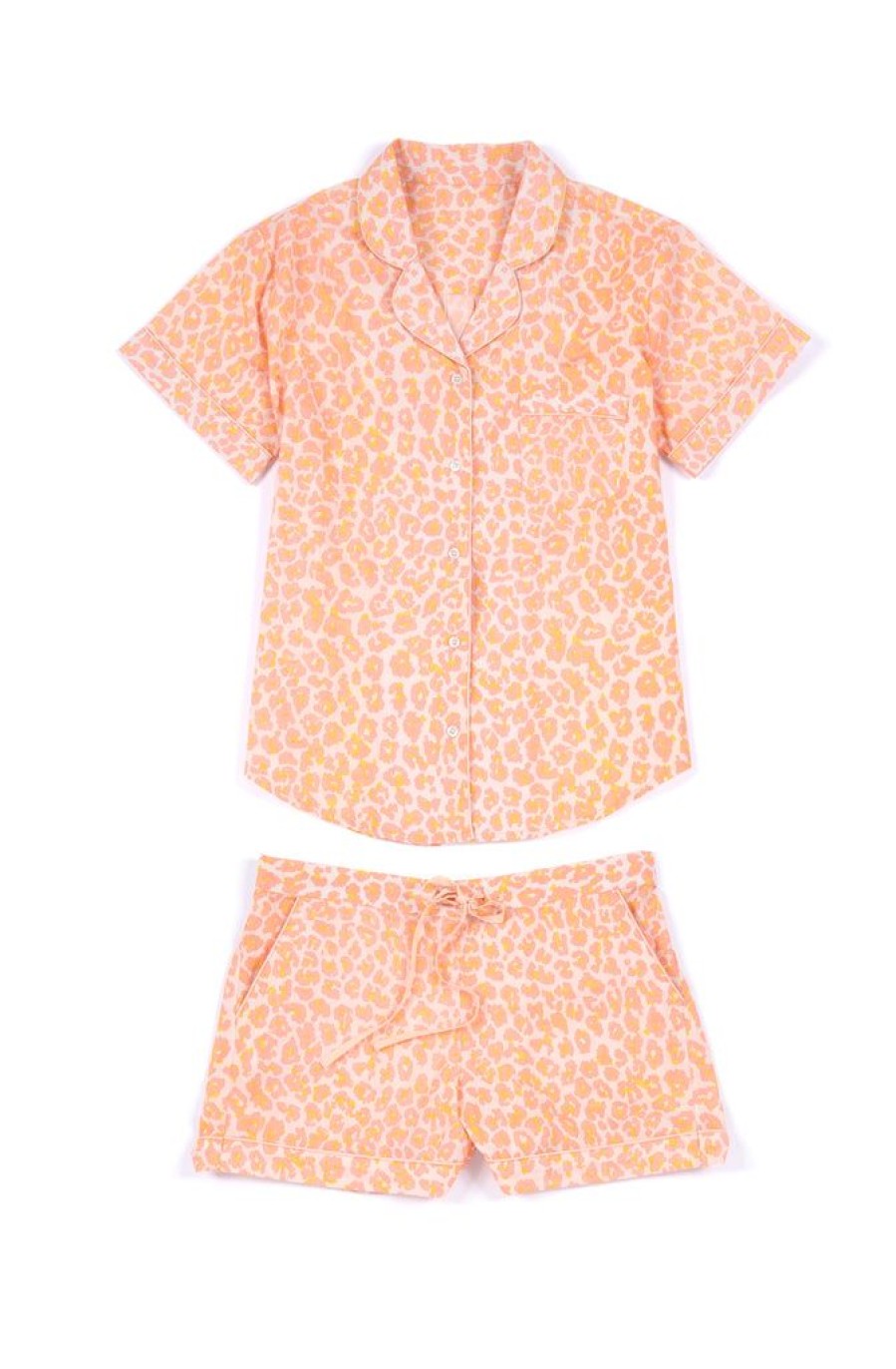 Shiraleah Shiraleah Jerry Animal Print Pj Set, Blush- Xl | Women Pj Sets