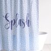 Shiraleah Shiraleah Splash Shower Curtain, Sky Blue | Home