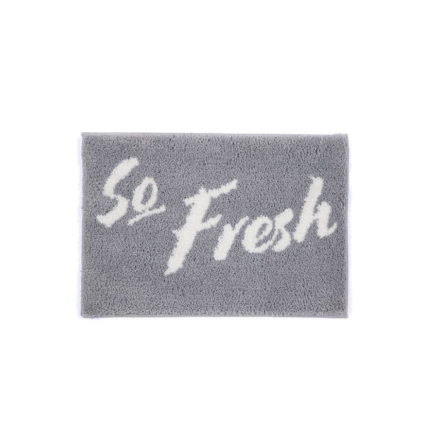 Shiraleah Shiraleah So Fresh Bath Mat, Grey | Home