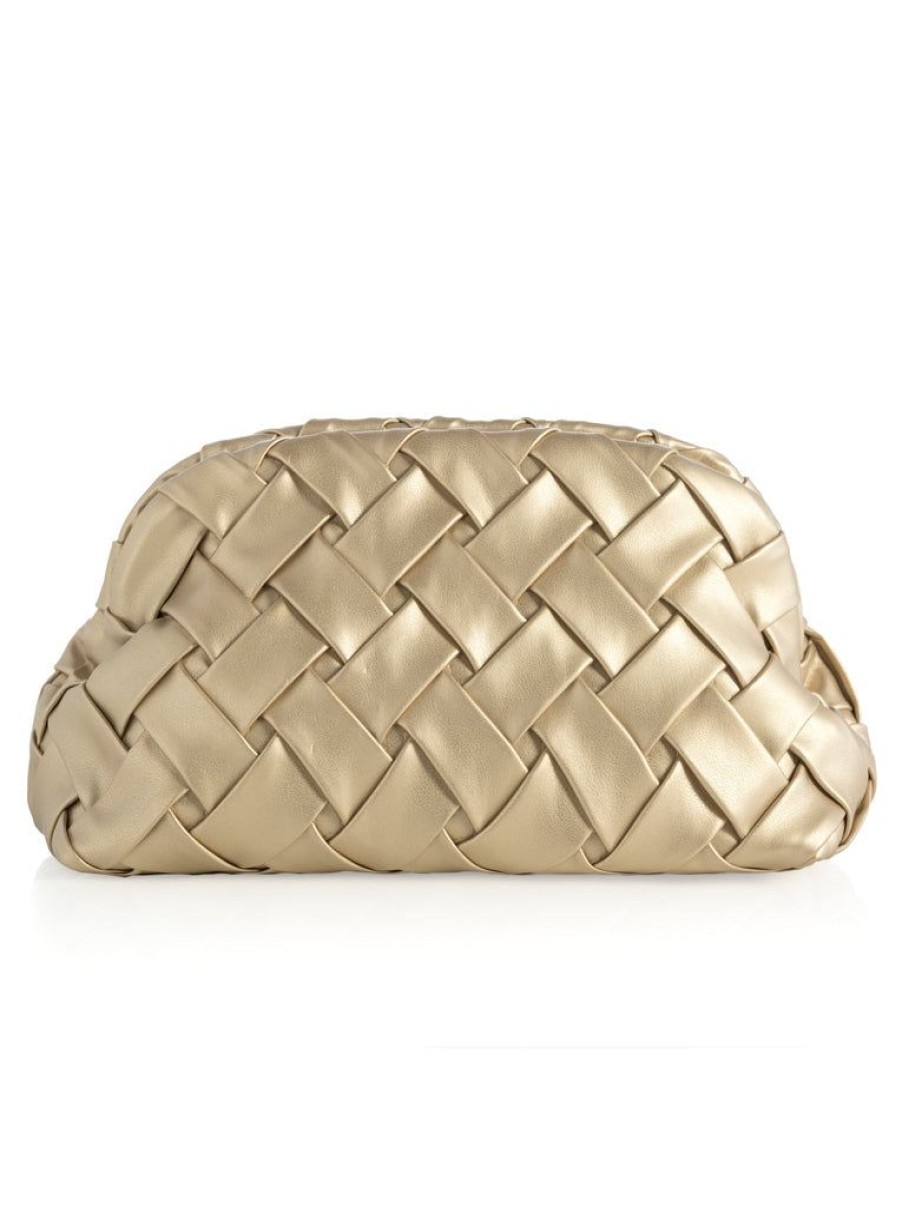 Shiraleah Shiraleah Char Clutch, Gold | Women Clutches