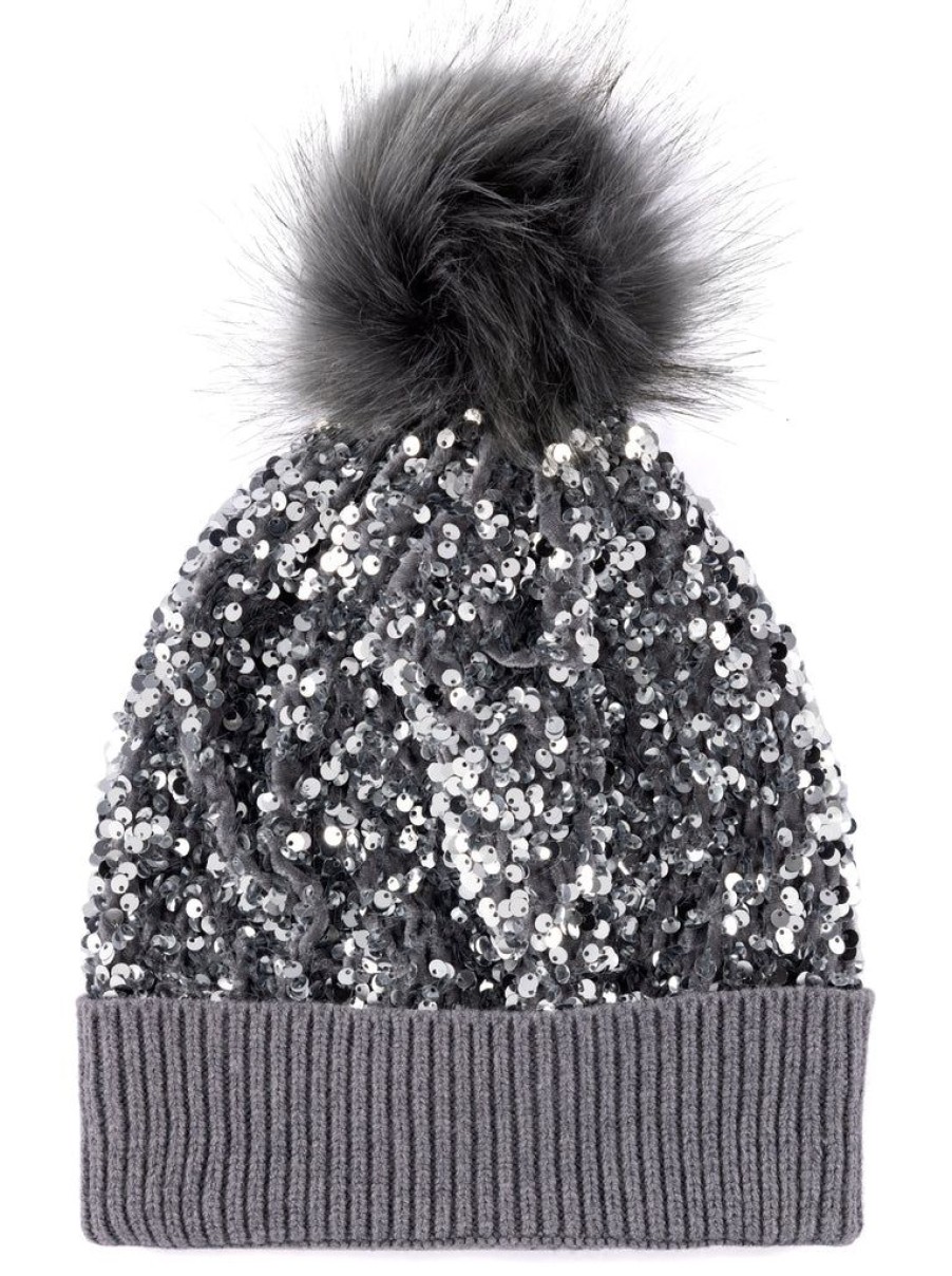 Shiraleah Shiraleah Fiesta Sequin Hat, Silver | Women Hats