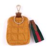 Shiraleah Shiraleah Ezra Quilted Nylon Clip-On Pouch, Honey | Women Zip Pouches