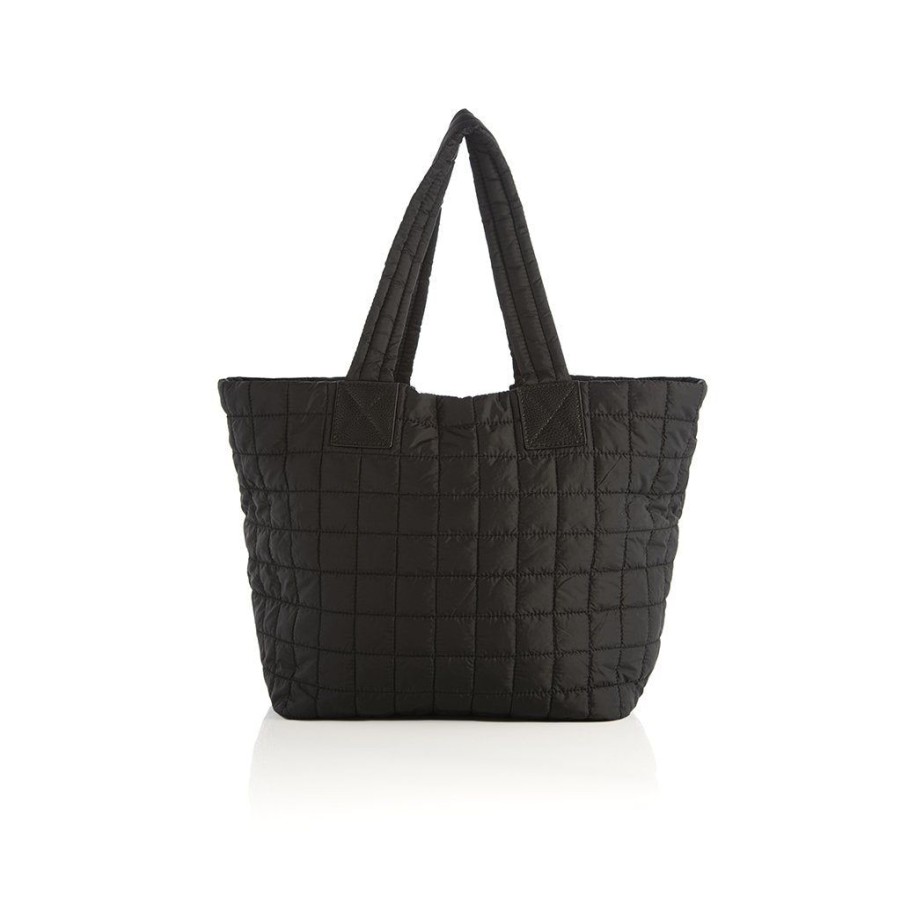 Shiraleah Shiraleah Ezra Quilted Nylon Tote, Black | Women Totes