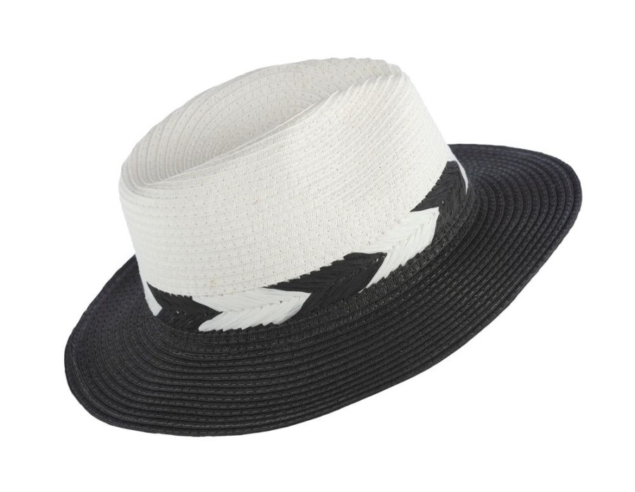 Shiraleah Shiraleah Tate Hat, Black | Women Beach Hats