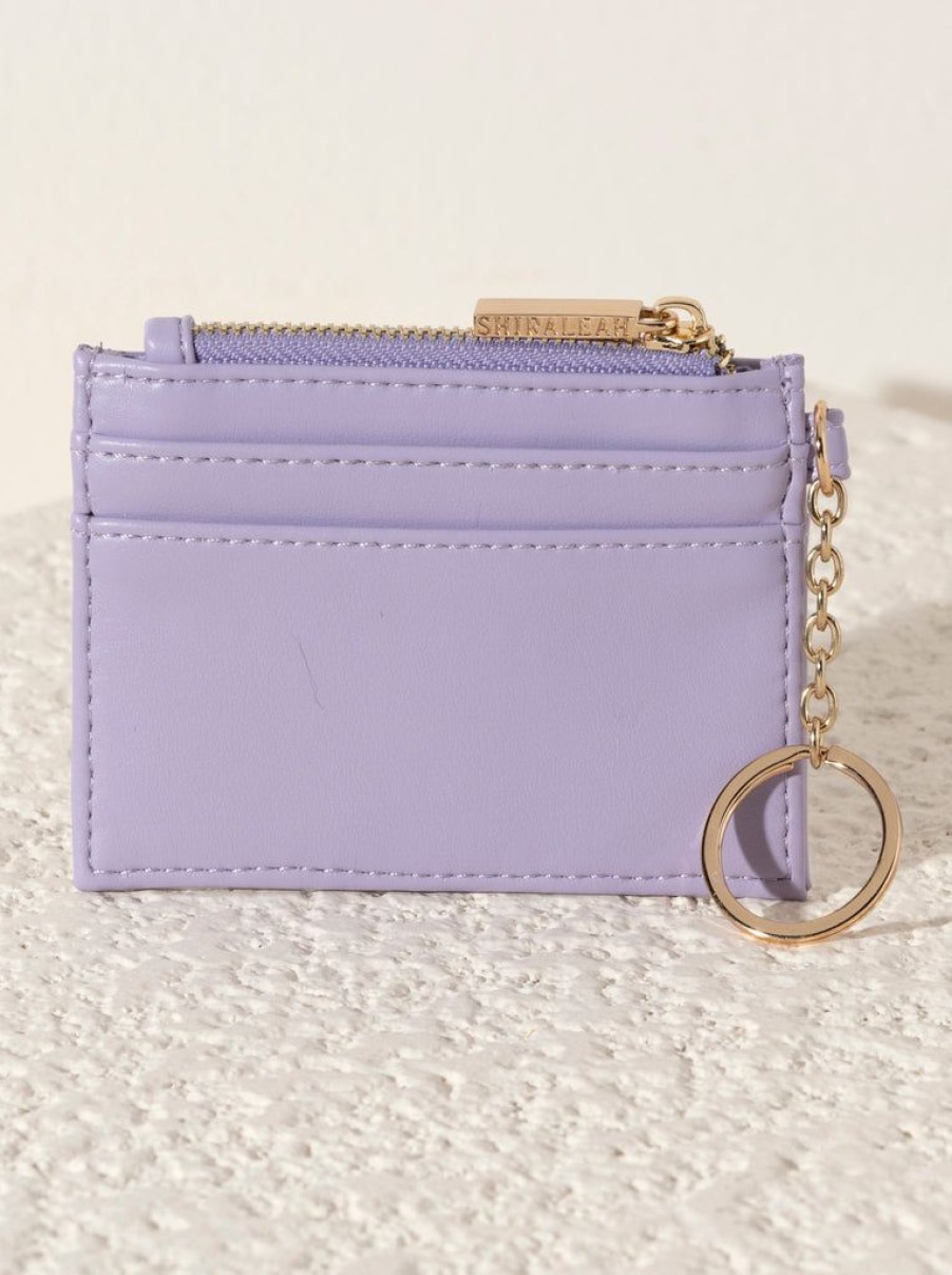 Shiraleah Shiraleah Charlie Card Case, Lilac | Women Wallets & Wristlets