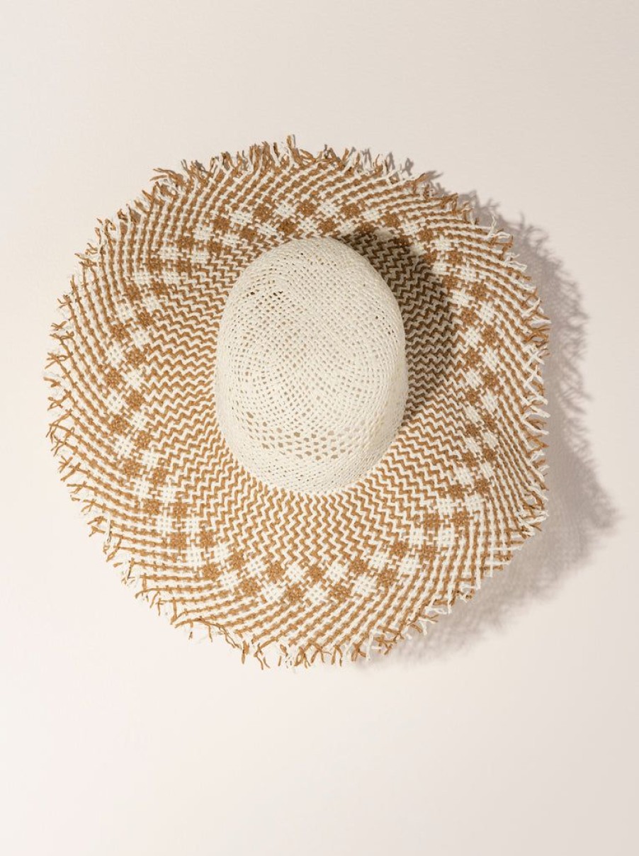 Shiraleah Shiraleah Tammy Straw Beach Hat, Natural | Women Beach Hats