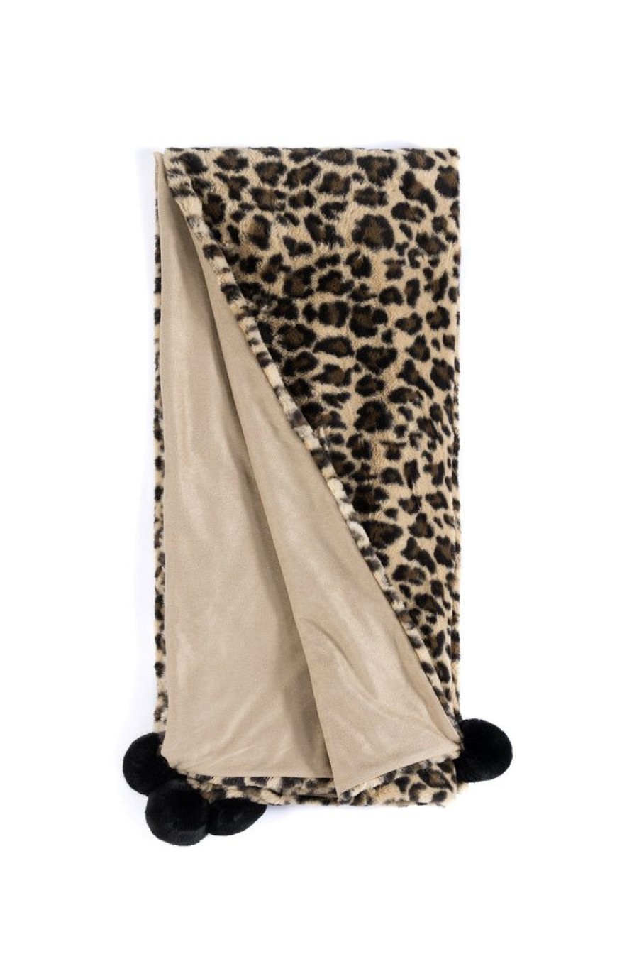 Shiraleah Shiraleah Jill Faux Fur Throw, Leopard | Home