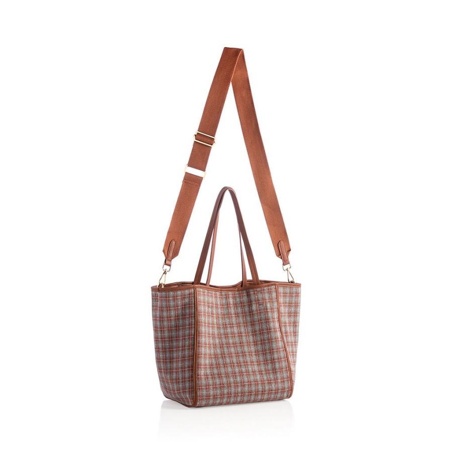 Shiraleah Shiraleah Vale Plaid Tote, Multi | Women Totes