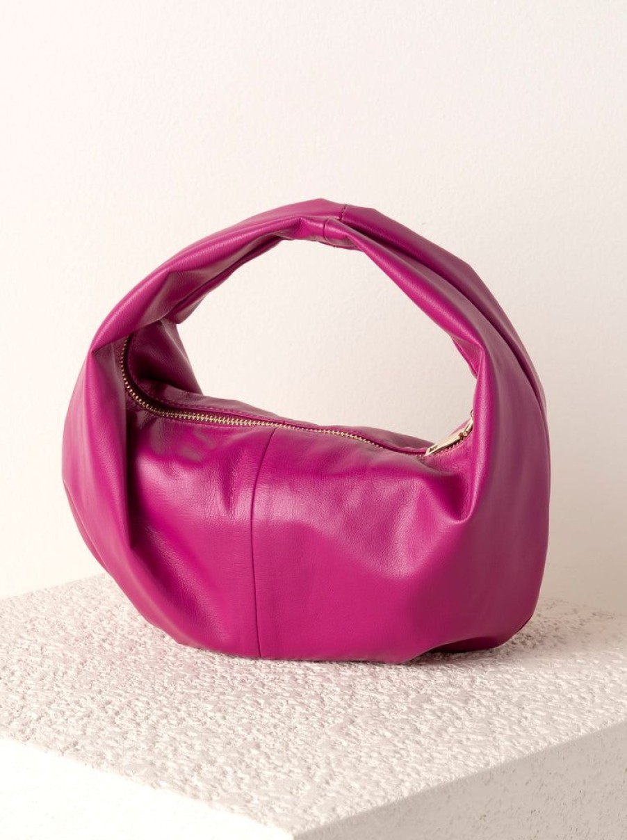 Shiraleah Shiraleah Milano Mini Hobo, Magenta | Women Mini Bags