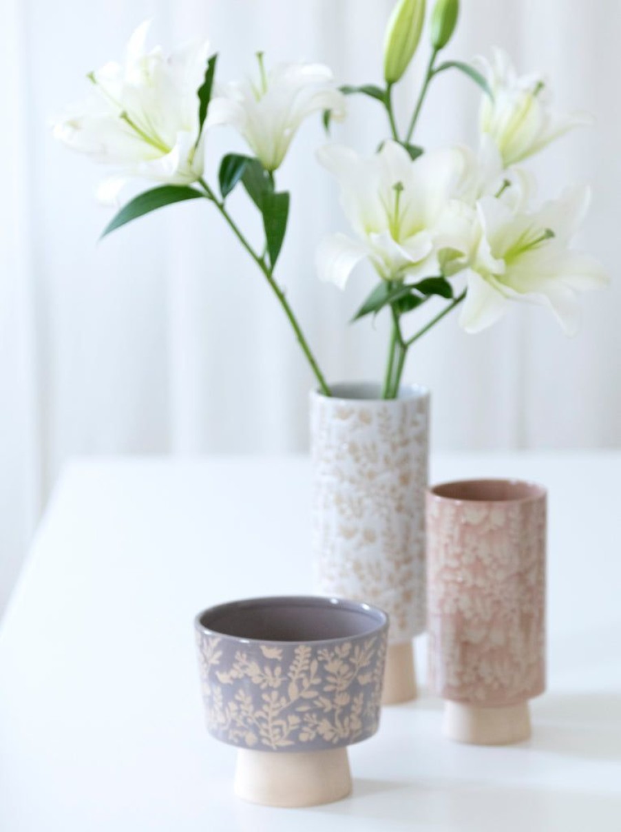 Shiraleah Shiraleah Alameda Floral Vase, Blush | Home