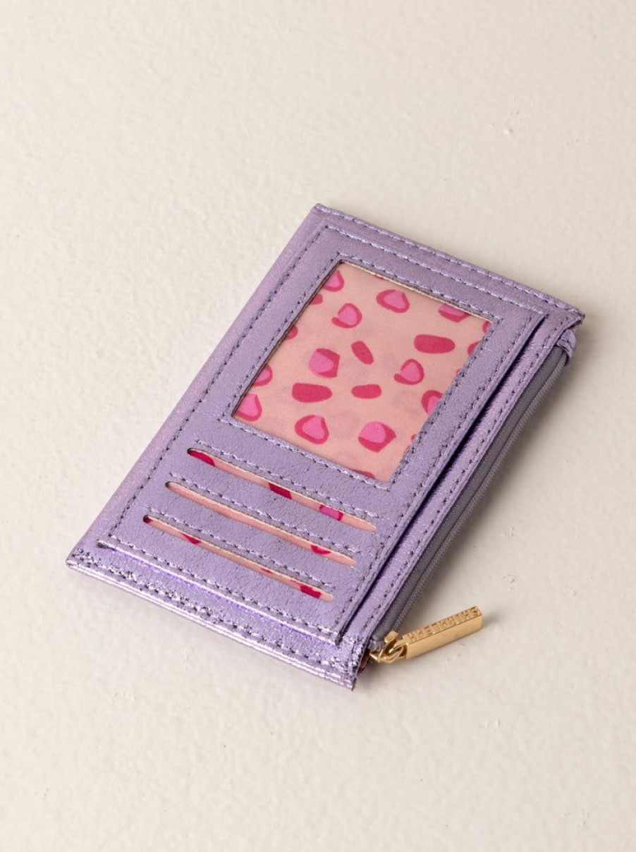 Shiraleah Shiraleah Skyler Card Holder, Lilac | Women Wallets & Wristlets