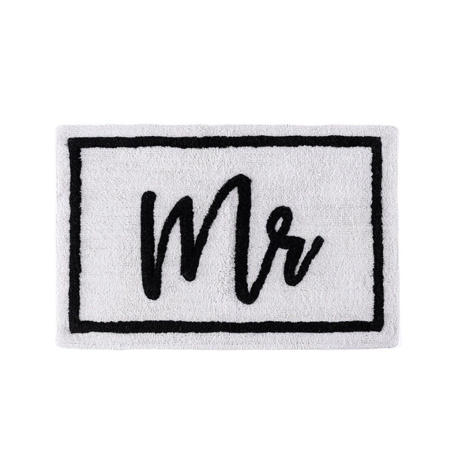 Shiraleah Shiraleah Mr Bath Mat, White | Home