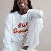 Shiraleah Shiraleah Hello Pumpkin Sweatshirt, Ivory | Women Sweatshirts