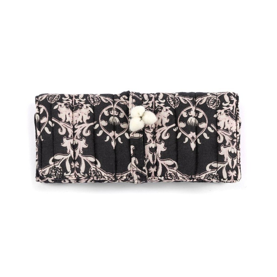 Shiraleah Liberty Jewelry Roll, Black | Women Zip Pouches