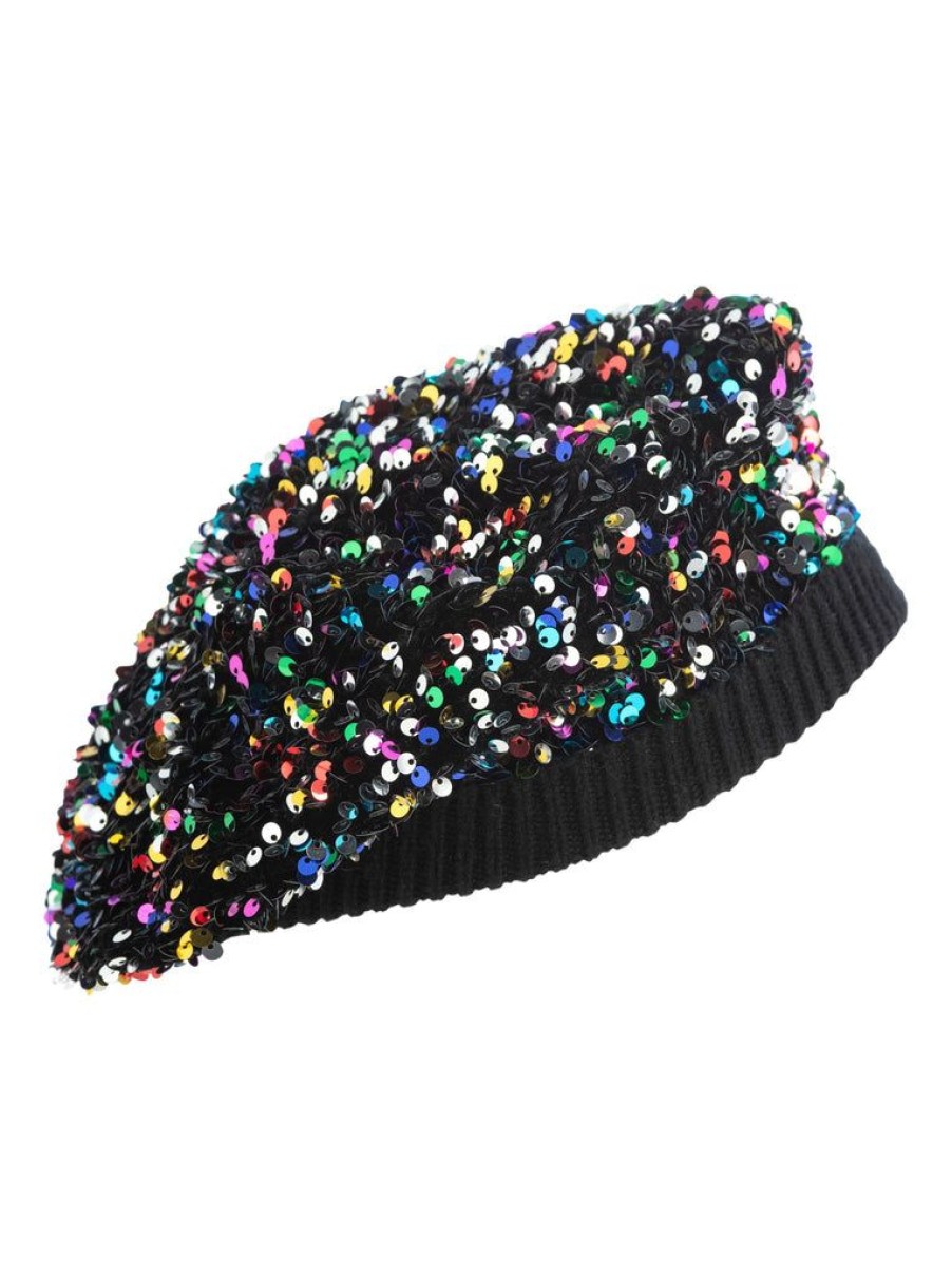 Shiraleah Shiraleah Fiesta Beret, Black | Women Hats