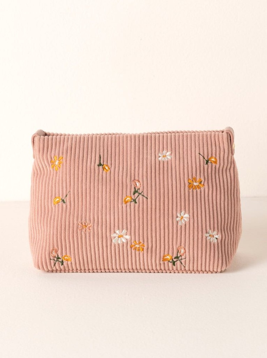 Shiraleah Shiraleah Roux Zip Pouch, Blush | Women Zip Pouches