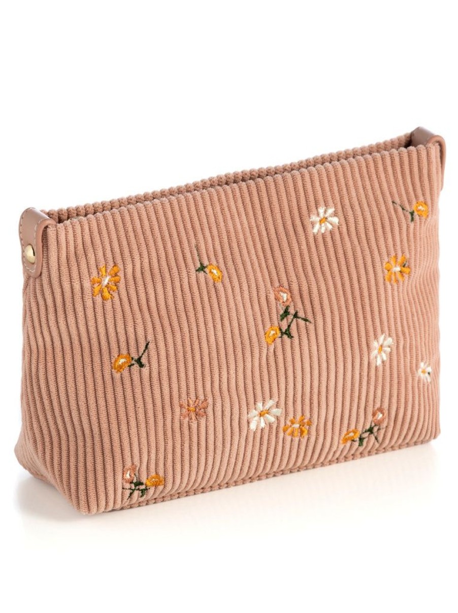 Shiraleah Shiraleah Roux Zip Pouch, Blush | Women Zip Pouches