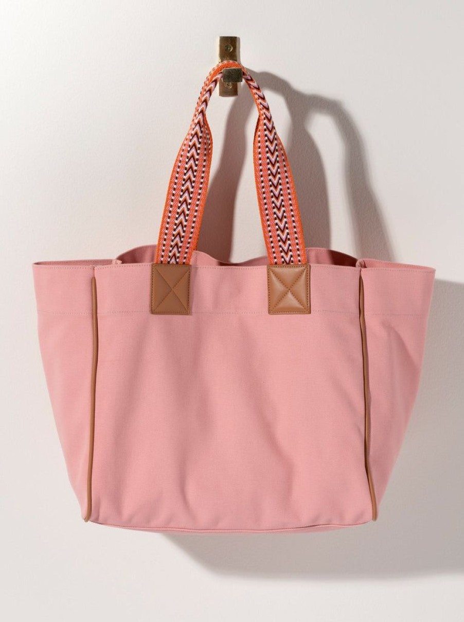 Shiraleah Shiraleah Lido Carryall Tote, Pink | Women Totes