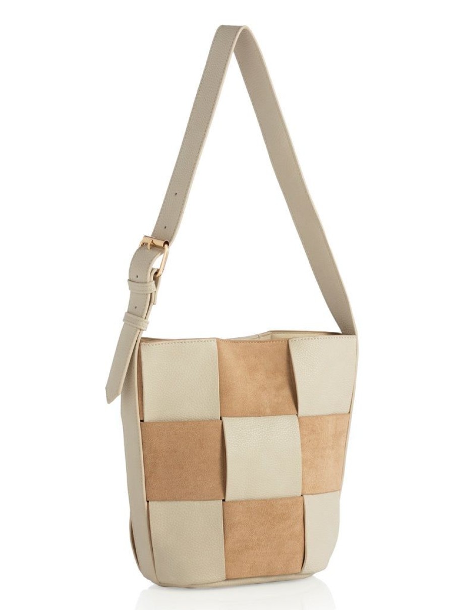 Shiraleah Shiraleah Verona Bucket Bag, Tan | Women Shoulder Bags