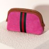 Shiraleah Shiraleah Blakely Zip Pouch, Raspberry | Women Zip Pouches