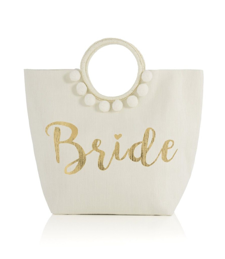 Shiraleah Shiraleah Mia Bride Tote, Ivory | Women Totes