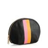 Shiraleah Shiraleah Stanton Racer Stripe Cosmetic Pouch, Black | Women Zip Pouches