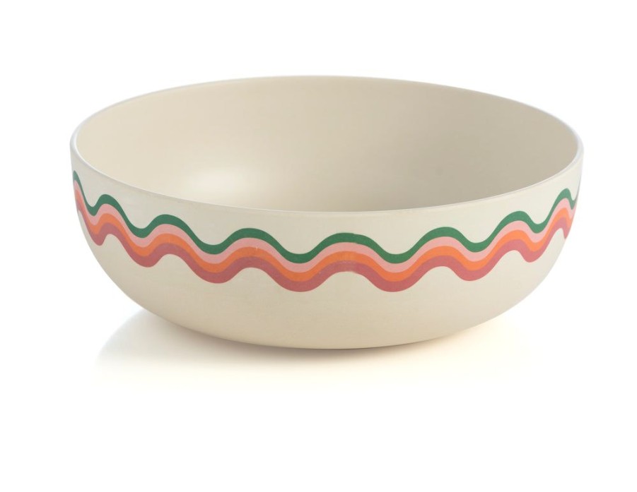 Shiraleah Shiraleah Primavera Serving Bowl, Ivory | Home