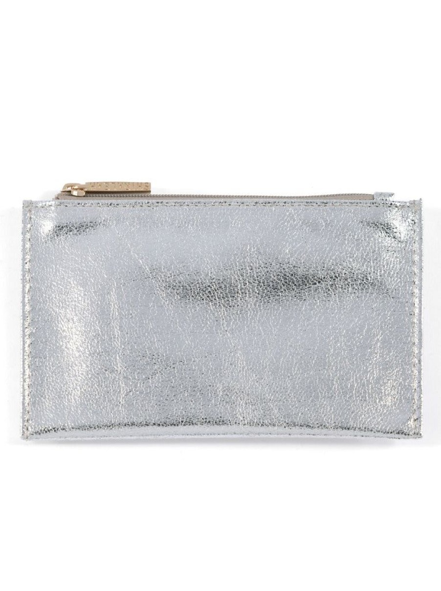 Shiraleah Shiraleah Skyler Card Holder, Silver | Women Wallets & Wristlets