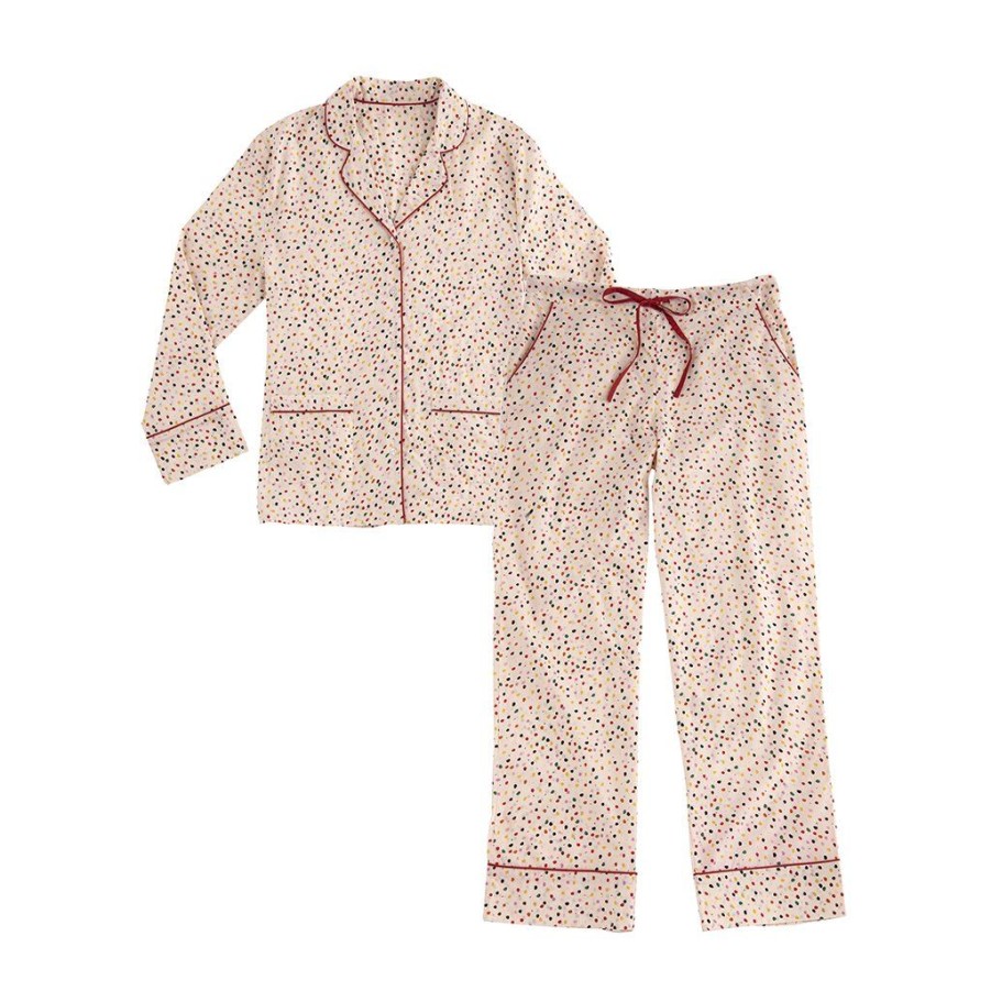 Shiraleah Shiraleah Holly Dot Print Pj Set, Blush | Women Pj Sets