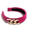 Shiraleah Shiraleah Chain Detail Headband, Pink | Women Headbands