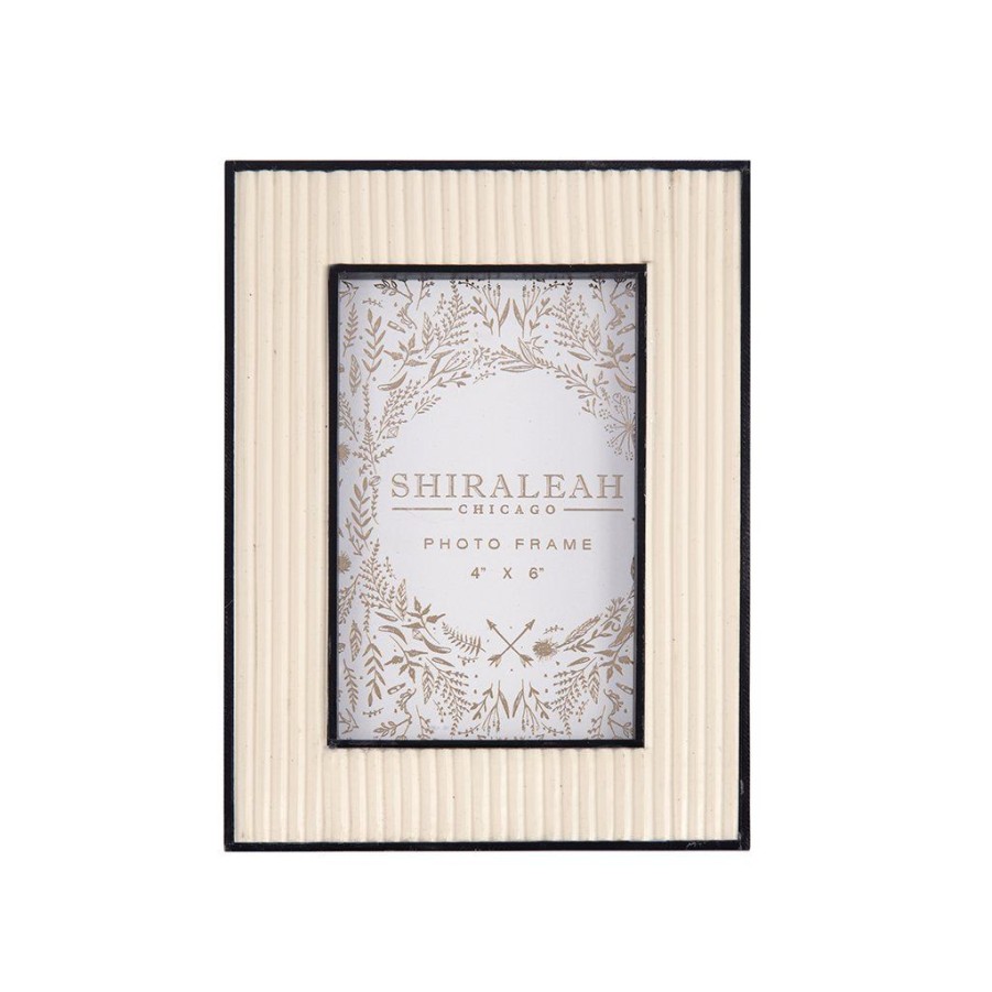 Shiraleah Shiraleah Paris Textured 4 X 6 Picture Frame, Ivory | Home