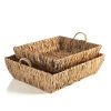 Shiraleah Shiraleah Danny Set Of 2 Trays, Natural | Home