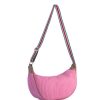 Shiraleah Shiraleah Ezra Quilted Nylon Large Cross-Body, Pink | Women Cross-Bodies