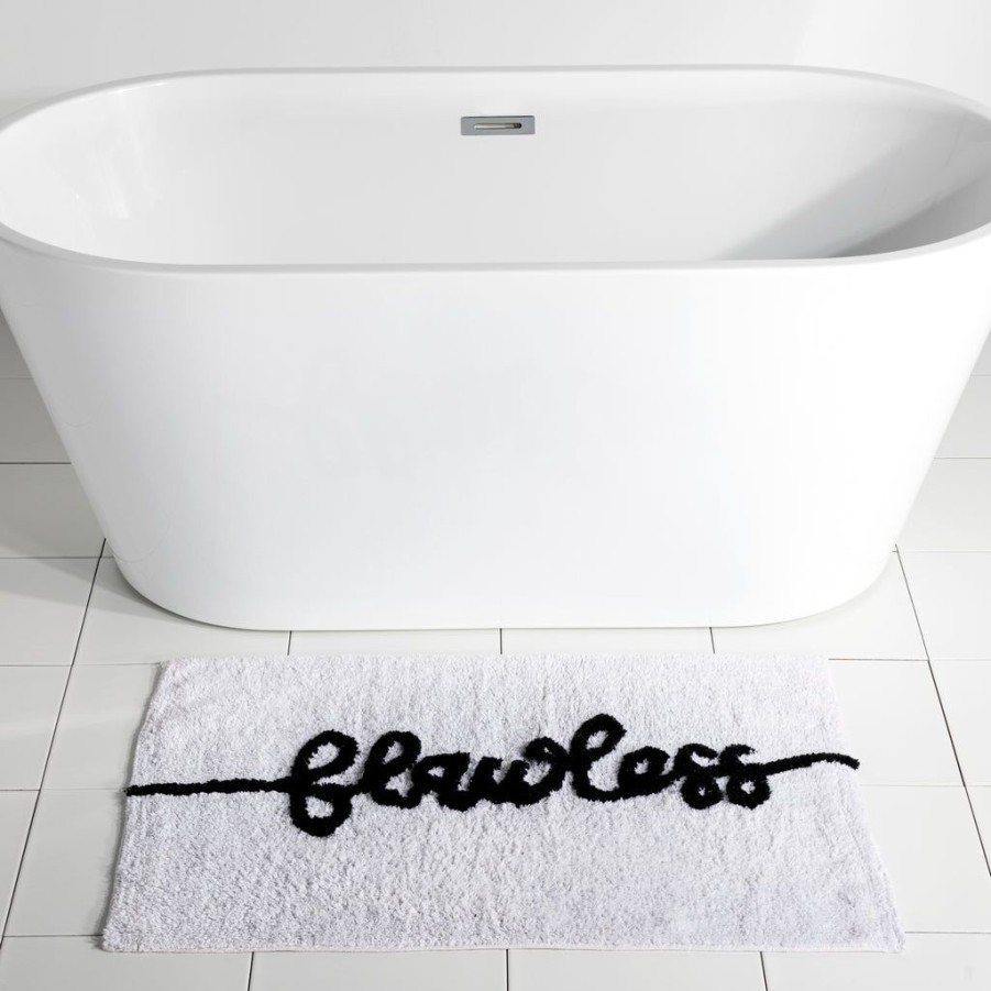 Shiraleah Shiraleah Flawless Bath Mat, White | Home