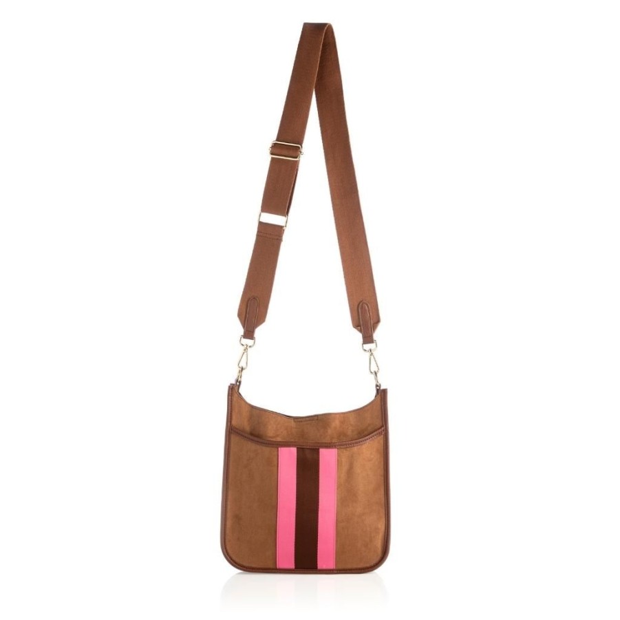 Shiraleah Shiraleah Blakely Cross-Body, Chocolate | Women Cross-Bodies