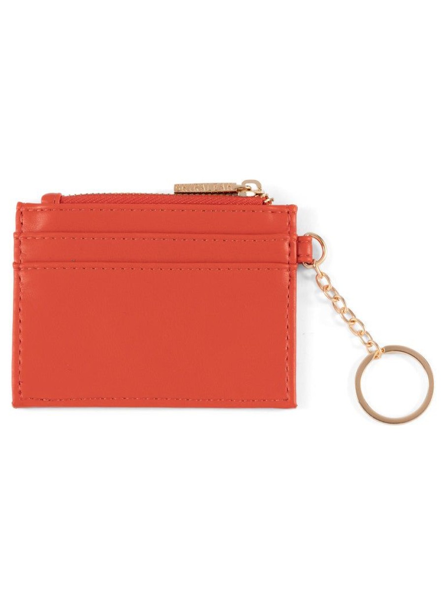 Shiraleah Shiraleah Charlie Card Case, Orange | Women Wallets & Wristlets