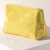 Shiraleah Shiraleah Sol Terry Zip Pouch, Yellow | Women Zip Pouches