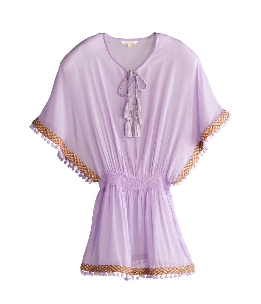 Shiraleah Shiraleah Dede Cover-Up, Lilac | Women Kimonos & Cover-Ups