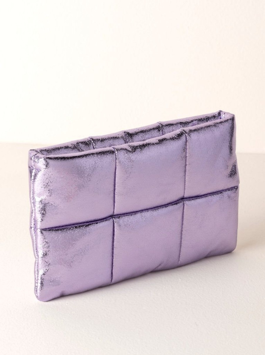 Shiraleah Shiraleah Skyler Zip Pouch, Lilac | Women Zip Pouches