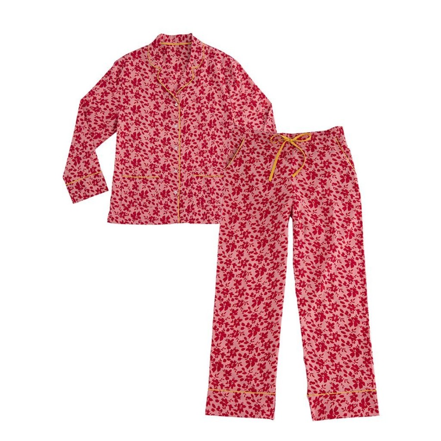 Shiraleah Shiraleah Noelle Floral Print Pj Set, Pink | Women Pj Sets